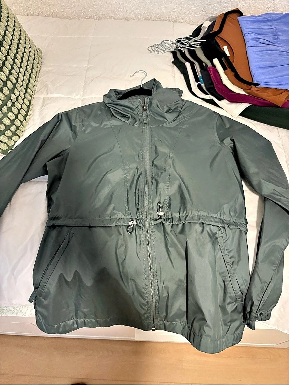 Columbia Women's Flash Forward Windbreaker Green Size Medium